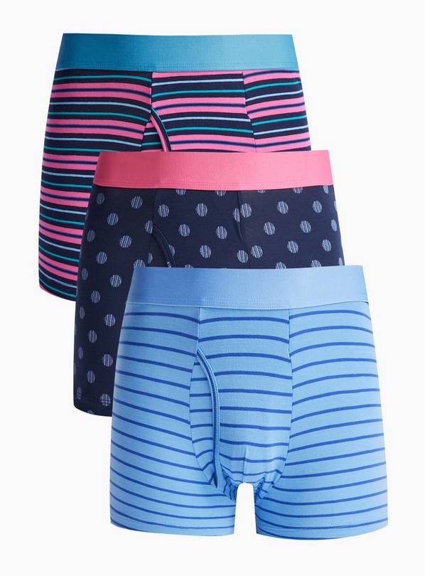 Spotted & Striped Trunks 3 Pack XXXL